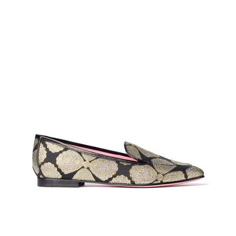 Phare classic loafer in metallic brocade
